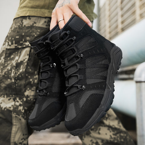 Herren Tactical-Hochschuhe mit rutschfester Sohle und atmungsaktiver Struktur EB