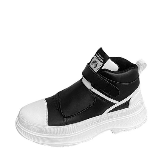 Damen Sportliche Sneakers mit verstellbarem Klettverschluss und stabiler Sohle EB