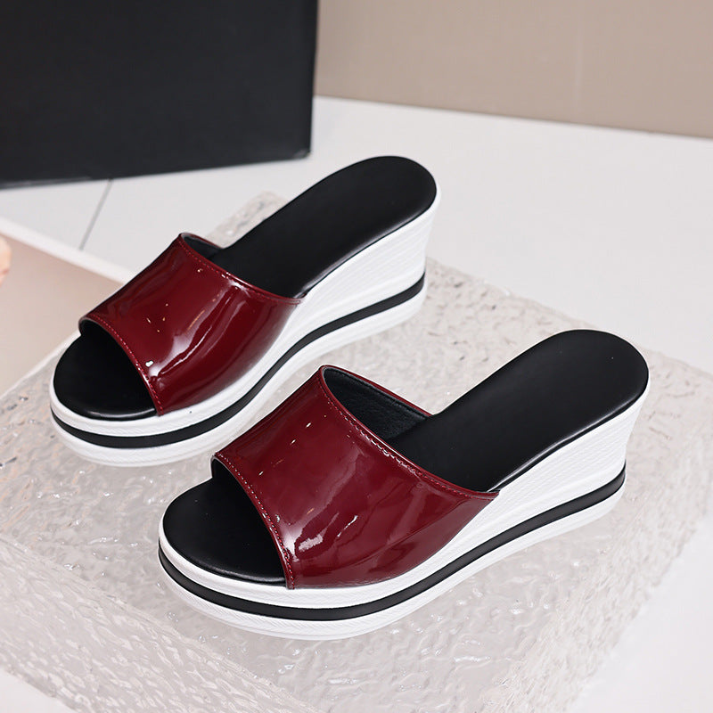 Damen Wedge-Pantoletten mit komfortablem Fußbett und stylischem Design EB