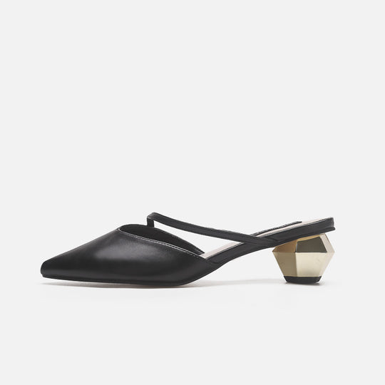 Damen Sling-Pumps mit einzigartigem geometrischen Absatzdesign EB