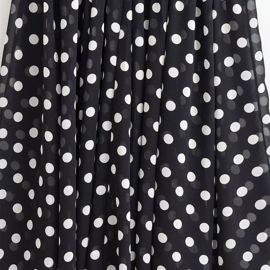 Damen Maxikleid mit schwingendem Rock und herzförmigem Ausschnitt EB
