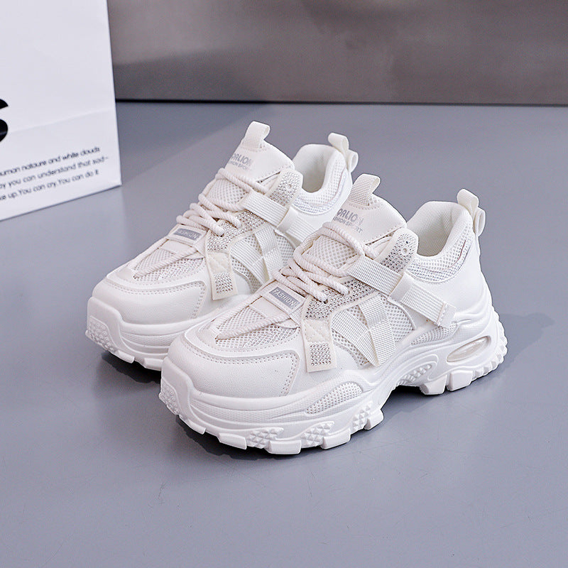 Damen Sportliche Sneakers mit atmungsaktiven Einsätzen EB