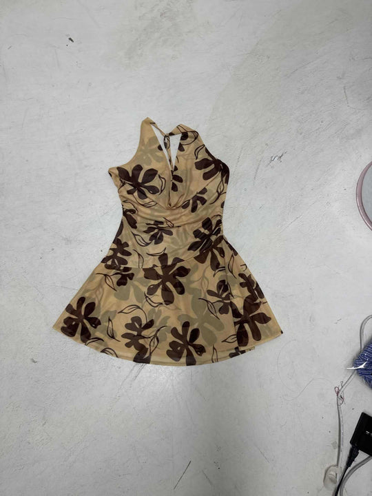 Damen Sommerliches A-Linienkleid mit floralem Druck EB