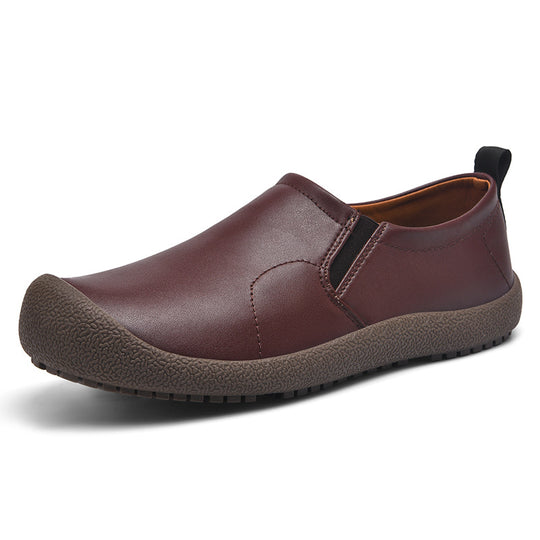 Herren Bequeme Slip-On Schuhe mit rutschfester Sohle und elastischem Einstieg EB
