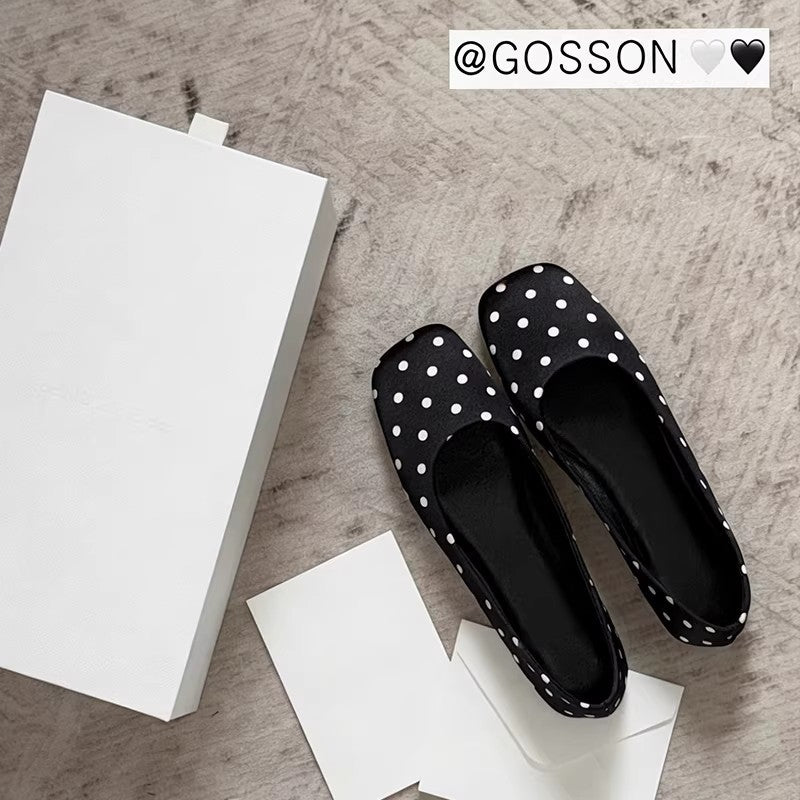 Damen Ballerinas mit klassischem Punkte-Design EB