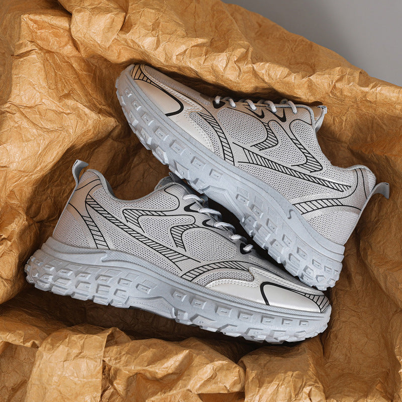 Damen Sportliche Lifestyle Sneakers mit stoßdämpfender Sohle und vielseitigem Design EB