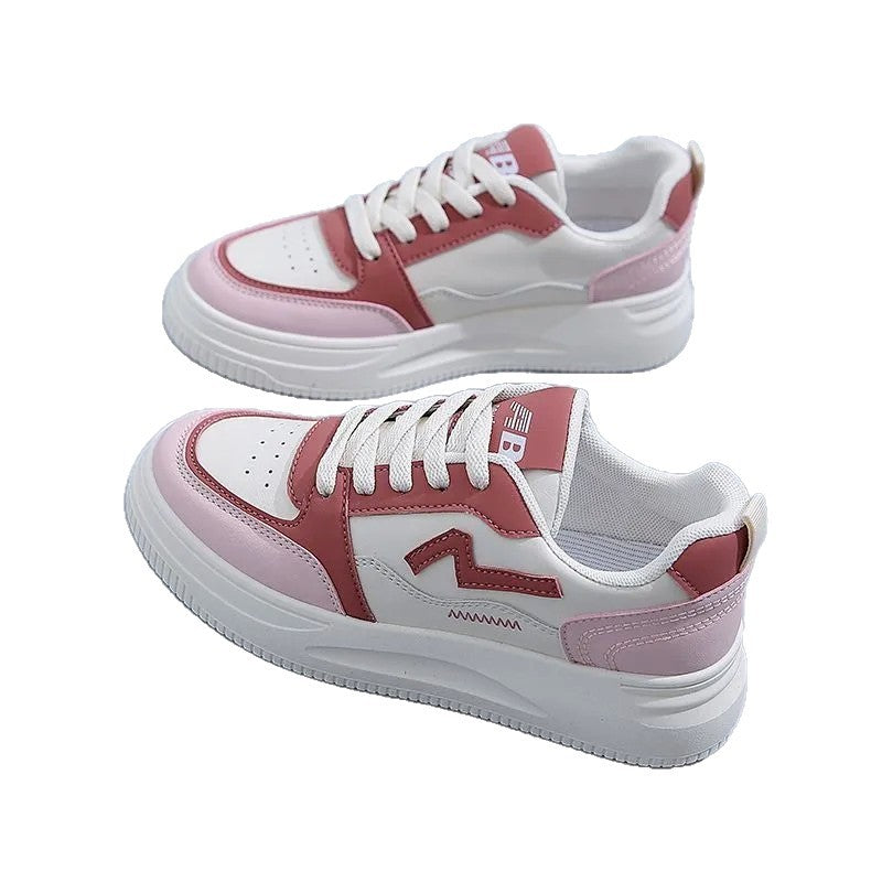 Damen Sportliche Freizeitschuhe mit Plateau und modischen Akzenten EB