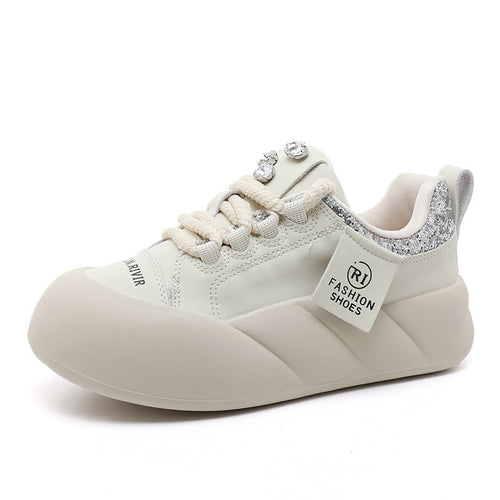 Damen Modische Sneakers mit funkelnden Akzenten und komfortablem Sohlenprofil EB