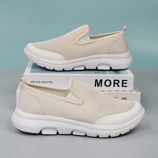 Damen Atmungsaktive Slip-On Sneakers mit Komfortpolsterung EB