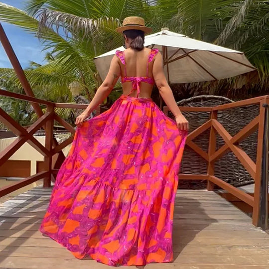 Damen Bikiniset mit voluminösem Rock von EB