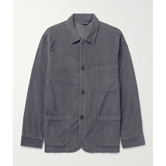 Damen lässige Cordjacke mit praktischen Taschen EB