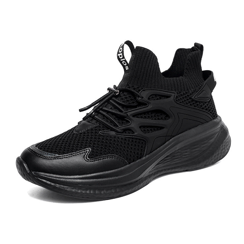 Damen Sportliche Sneakers mit elastischem Obermaterial und rutschfester Sohle EB