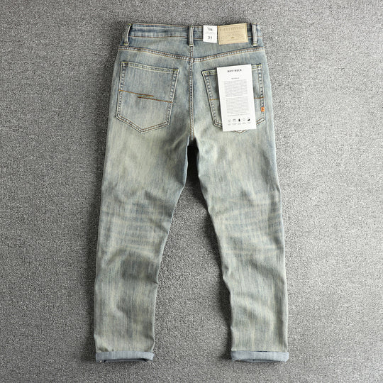 Damen Slim-Fit Jeans mit bequemer Passform und lässigem Vintage-Look EB