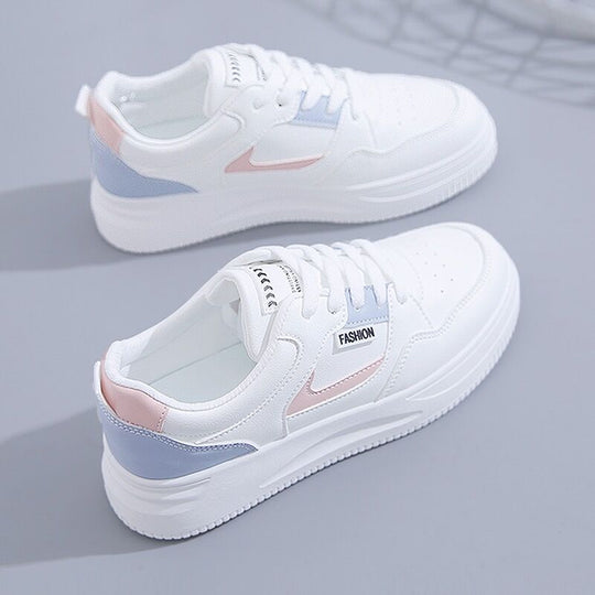 Damen Sportliche Sneakers mit dämpfendem Sohlenprofil und atmungsaktivem Obermaterial EB