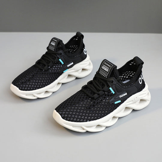 Damen Sportliche Mesh-Sneaker mit dämpfend ergonomischem Sohlenprofil EB