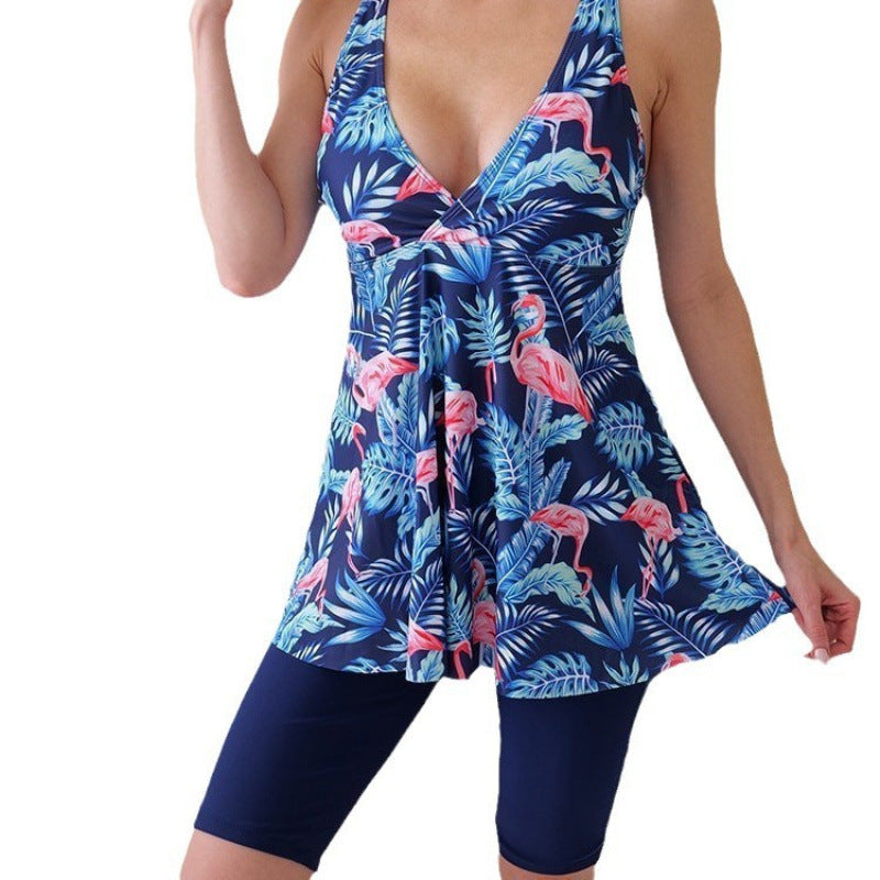 Damen Tankini-Set mit floralem Design und figurumspielender Passform EB