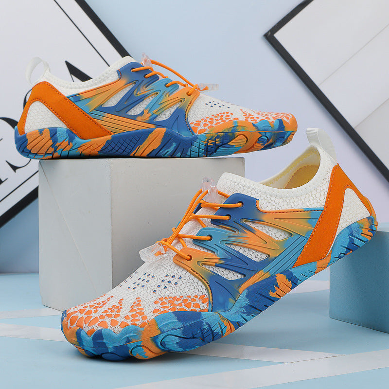 Damen Flexible Wassersport-Schuhe mit atmungsaktiver Mesh-Oberfläche und rutschfester Sohle EB