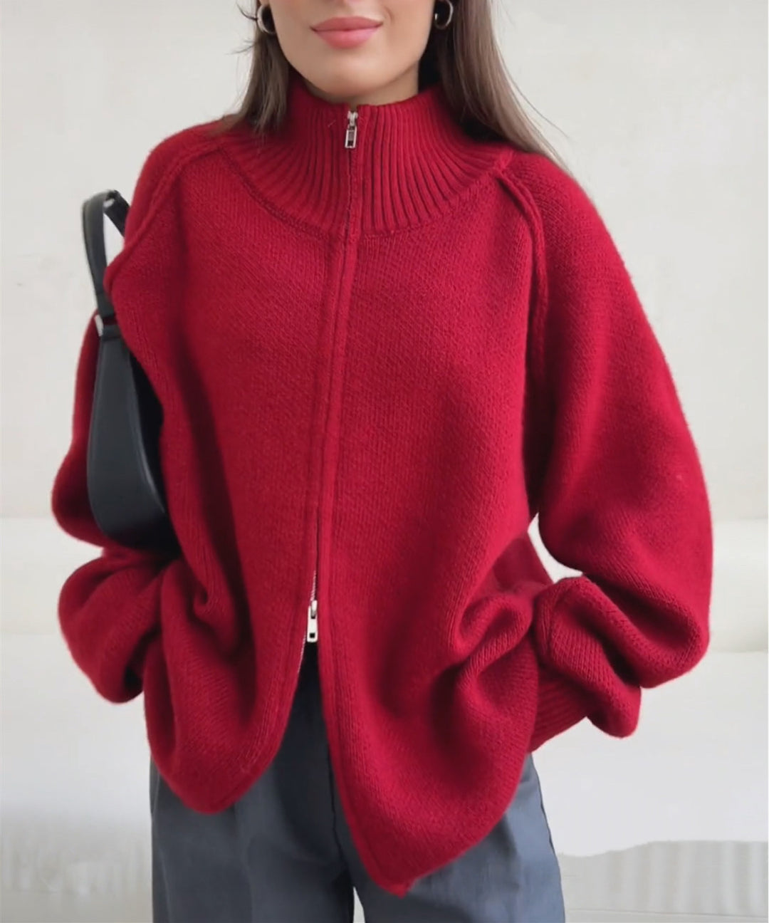 Damen modischer Strickpullover EB
