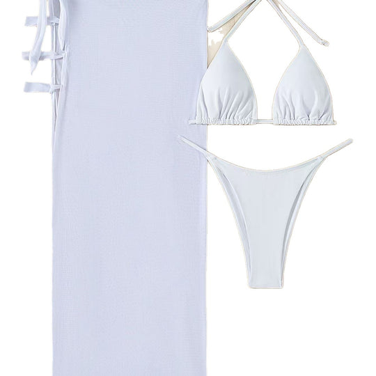 Damen Triangel-Bikini-Set mit eleganter Wickeloptik EB