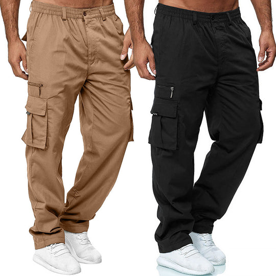 Herren Cargo-Hose mit elastischem Bund und praktischen Seitentaschen EB