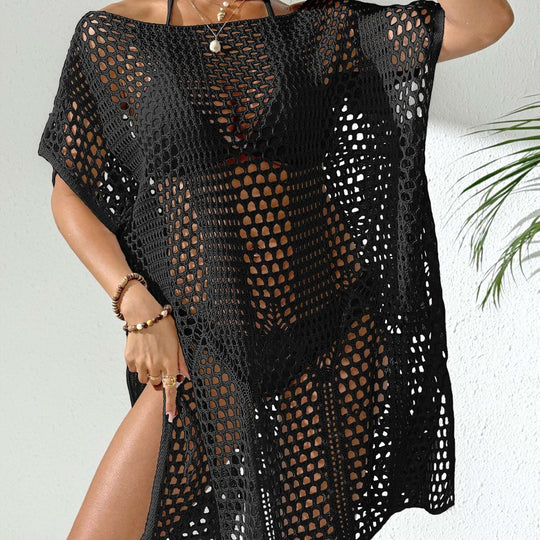 Damen eleganter häkel Strandüberwurf EB