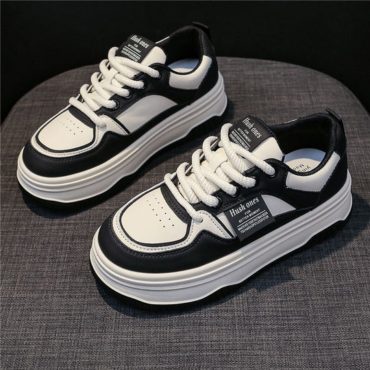 Damen sportliche Sneaker mit stabiler Sohle und modischem Design EB