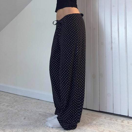 Damen lässige Freizeithose mit Punkten EB