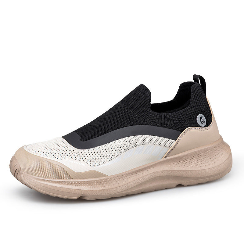 Damen Komfortable Slip-On Sneakers mit rutschfester Sohle und atmungsaktivem Obermaterial EB