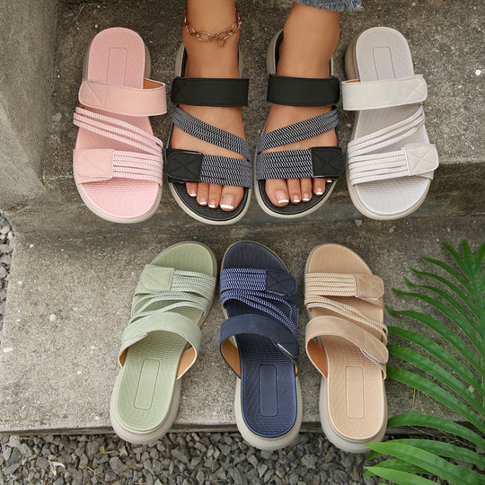 Damen Bequeme und stilvolle Fußbett-Sandalen EB