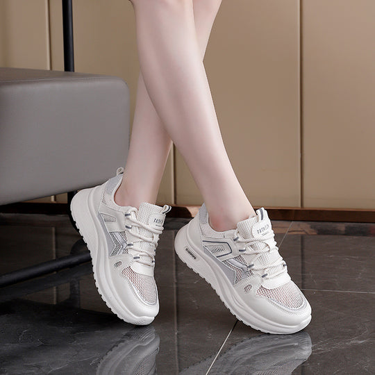 Damen Sneakers mit atmungsaktivem Mesh-Design und stoßdämpfender Sohle EB