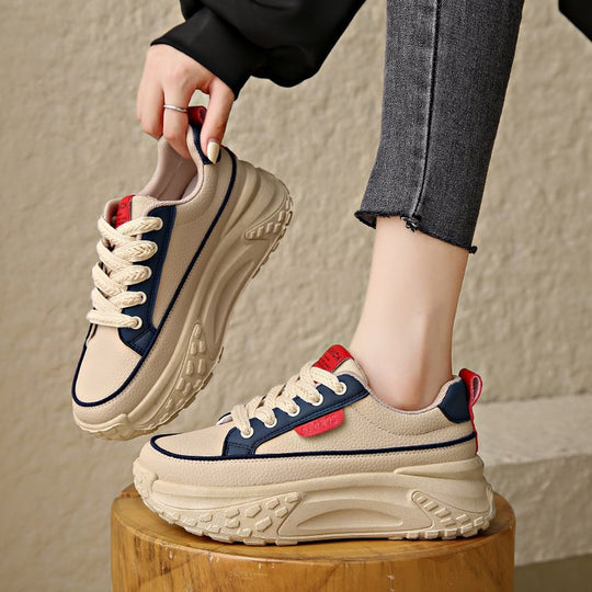Damen Trendige Komfort-Sneaker mit extraleichtem Profil und flexiblem Obermaterial EB
