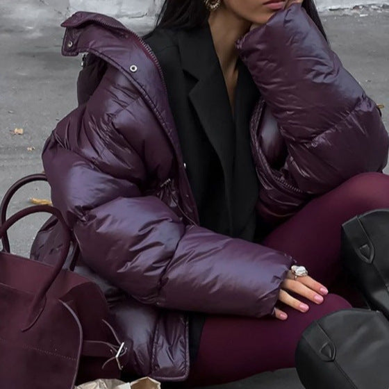 Damen Winterjacke mit voluminösem Schnitt und Wärmeisolierung EB