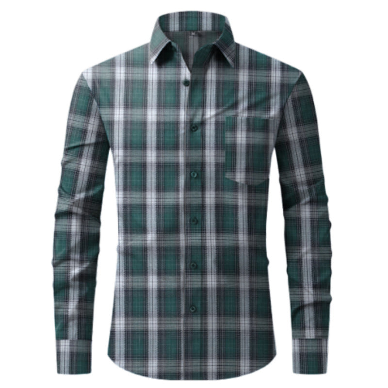 Herren Kariertes Hemd EB