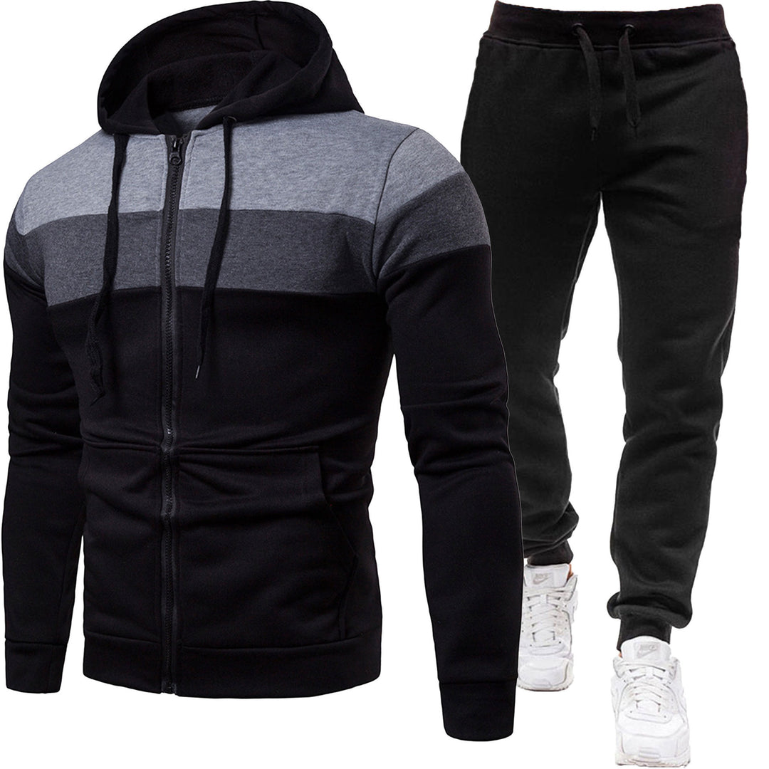 Herren nan zweiteiliges Freizeit-Jogginganzug-Set EB