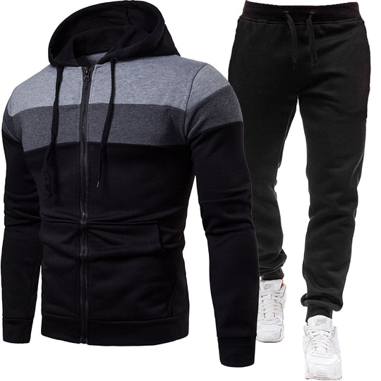 Herren nan zweiteiliges Freizeit-Jogginganzug-Set EB