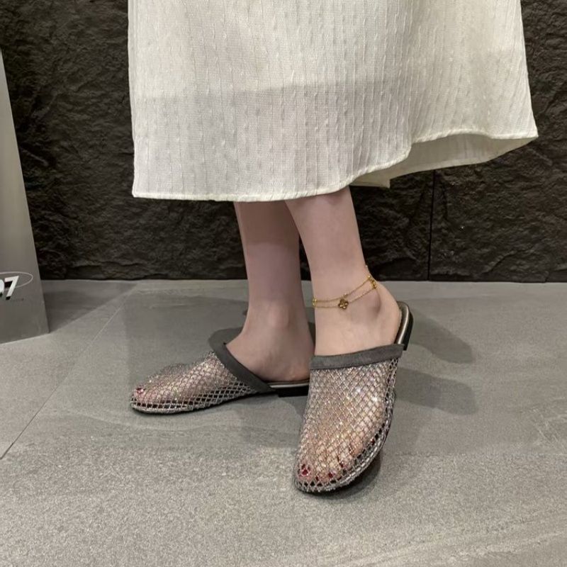 Damen elegante Netz-Mules EB