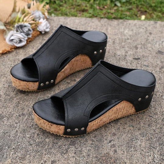 Damen Elegante und bequeme Wedge-Sandalen EB