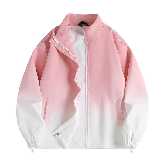 Herren stylische Übergangsjacke mit innovativem Farbverlauf EB
