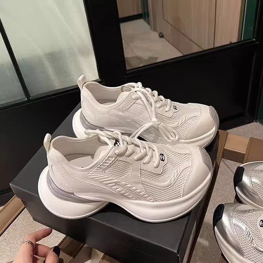 Damen Sportliche Sneakers mit innovativer Dämpfungstechnologie und atmungsaktiven Mesh-Einsätzen EB