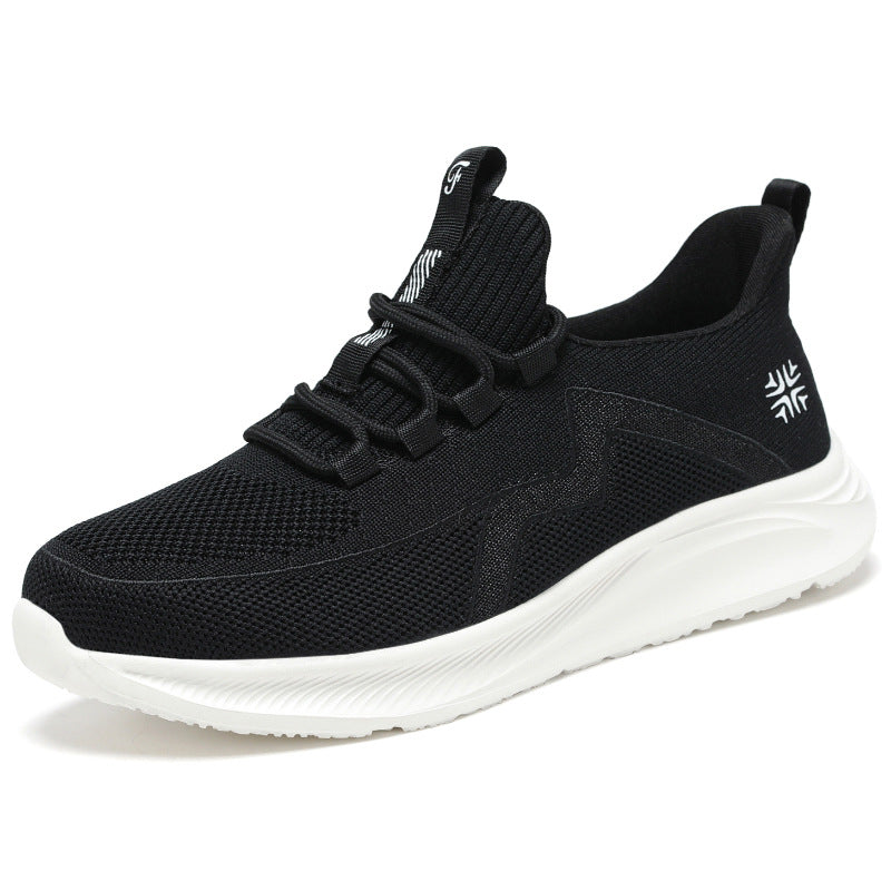 Damen Sportliche Sneakers mit atmungsaktive Netzkonstruktion und dämpfender Sohle EB