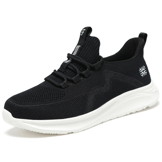 Damen Sportliche Sneakers mit atmungsaktive Netzkonstruktion und dämpfender Sohle EB