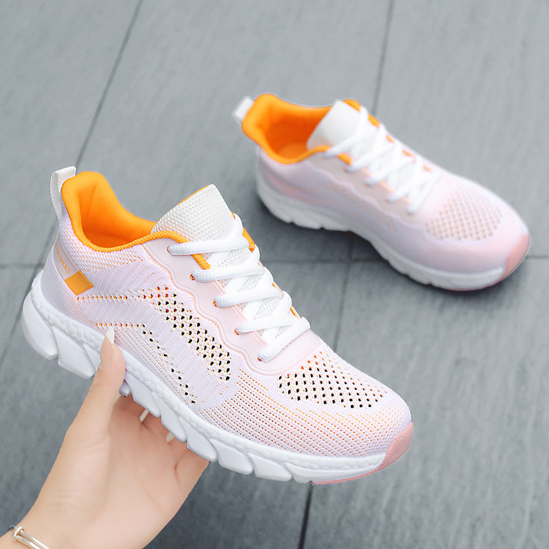 Damen Leichte Atmungsaktive Laufschuhe mit stoßdämpfendem Fußbett EB