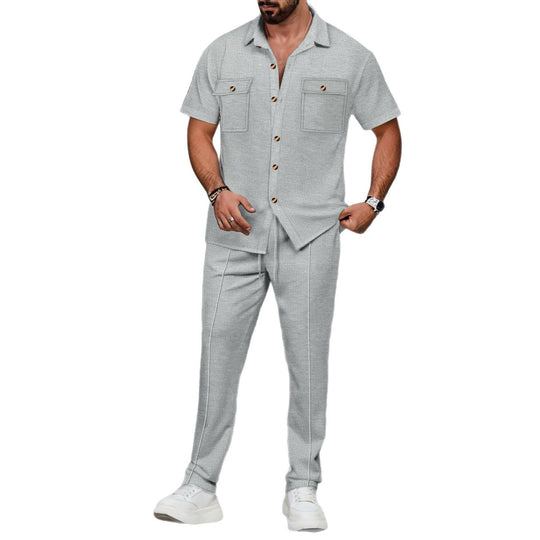 Herren Hochwertiges Freizeitanzug-Set mit modernem Schnitt EB