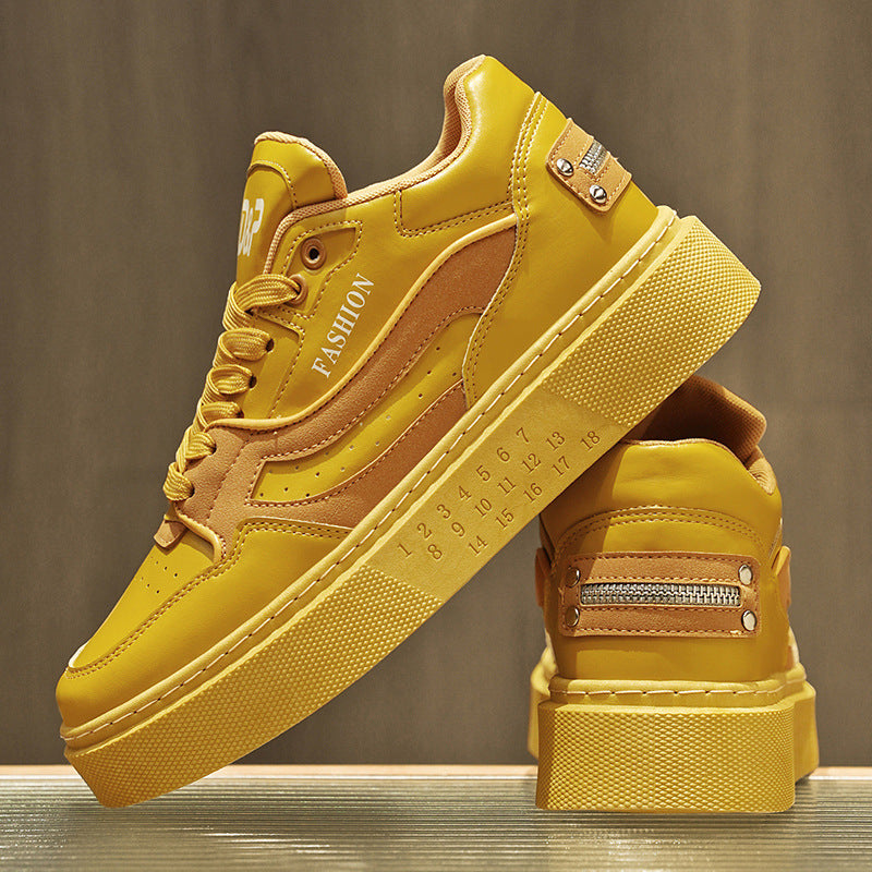 Damen modische Sneakers mit hohem Plateau und sportlichem Design EB
