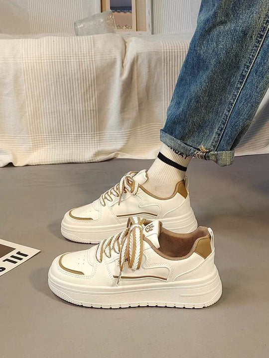 Damen Sportliche Sneakers mit modischer Plateau-Sohle und dämpfendem Komfort EB