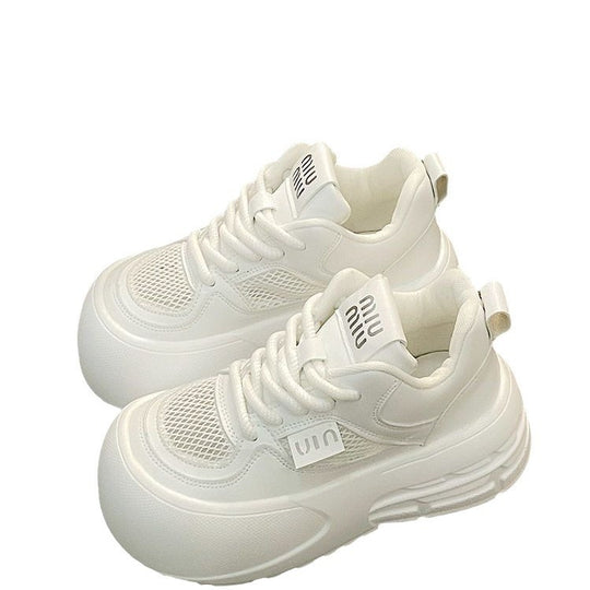 Damen Chunky-Sneaker mit glänzenden Akzenten und dämpfender Sohle EB