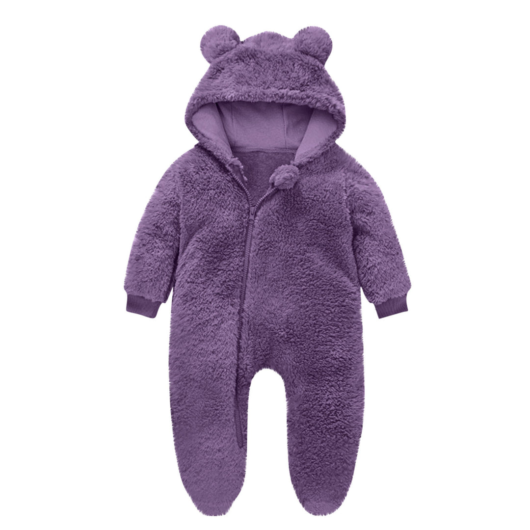 Kleinkind Fleece Overall mit Bärenohren EB