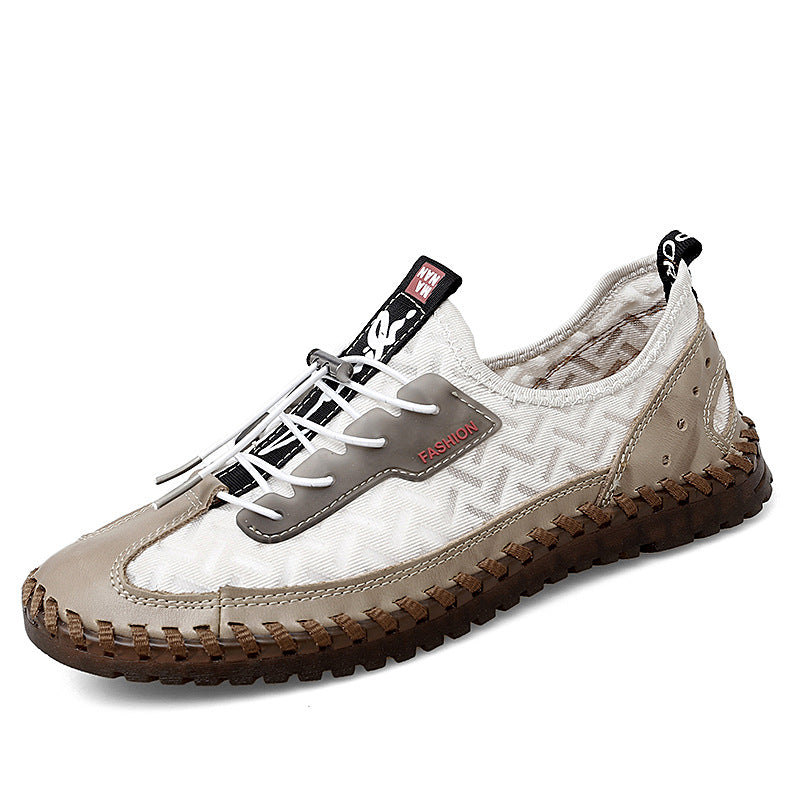 Herren Leichte und atmungsaktive Freizeitschuhe mit elastischen Schnüren EB