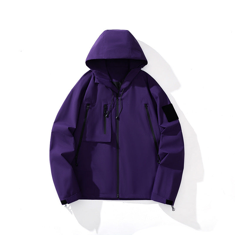 Herren technische Multifunktionsjacke mit praktischen Taschen EB