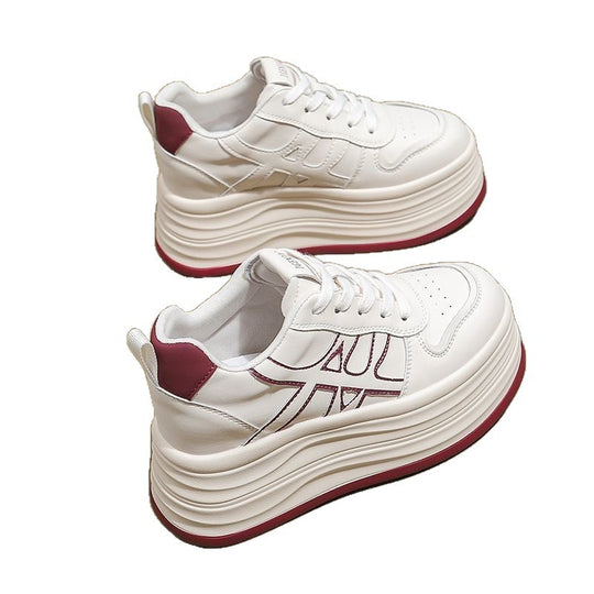 Damen modische Plateau-Sneaker mit einem komfortablen und atmungsaktiven Design EB